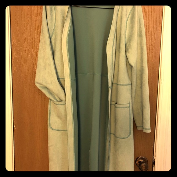 Faux Suede Coat - Picture 1 of 5
